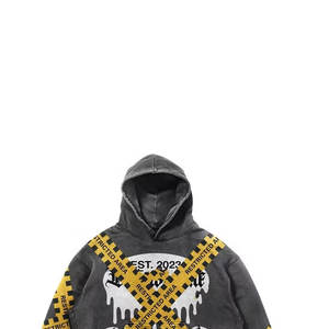 Sudadera con capucha personalizada para hombre, ropa de equipo profesional, bordado, impresión por sublimación, diseño de diamantes de imitación, entrega segura en todo el mundo - Product Image 4