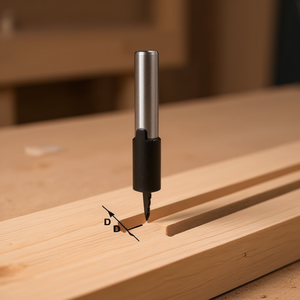 Fraise à rainurer Festool HW S12 à pointe en carbure - Product Image 3