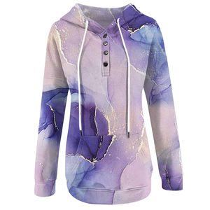 Votre propre style bonne haute qualité entrepôt femmes 100% polyester Sublimation sweats à capuche vierges pour l'impression par sublimation des femmes - Product Image 4