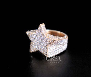 แหวนเพชรรูปดาวที่สง่างามได้รับการออกแบบมาสำหรับโอกาสพิเศษหรืองานหมั้นในราคาที่ดีที่สุด - Product Image 4