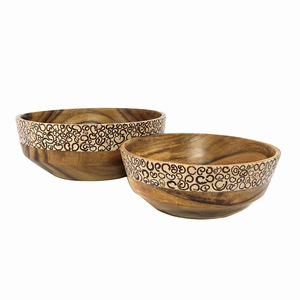 Tazón de servidor de palomitas de maíz para uso doméstico de cocina de estilo moderno, cuenco de fruta redondeado, cuenco decorativo con acabado brillante - Product Image 2