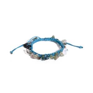 Bracelet Querces bleu foncé Nays bijoux d'automne pour femmes fait à la main Style élégant accessoire de mode cadeau pour son Bracelet quotidien - Product Image 2