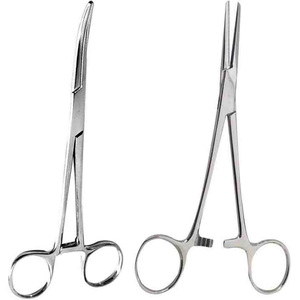 Pinzas Curvas para Arterias de Mosquitos de Alta Calidad, Instrumentos Quirúrgicos Manuales Reutilizables de Acero Inoxidable para Uso Médico con Logotipo Personalizado - Product Image 4