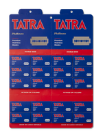 Lames de rasage en acier inoxydable de qualité supérieure TATRA Platinum pour un rasage en douceur en acier suédois platine et revêtement PTFE