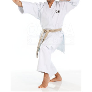 Uniforme de Karate de poliéster de calidad superior unisex con logotipo personalizado OEM disponible ropa de entrenamiento deportivo para adultos con mangas largas - Product Image 5