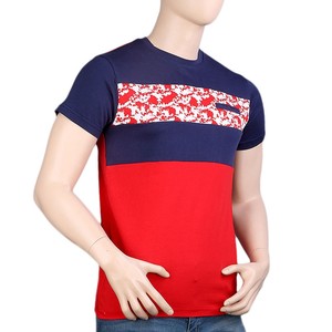 Camiseta de cuello redondo para hombre - Rojo - Rojo - Product Image 1