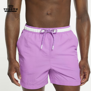 High Quality Men's Summer Workout Shorts Quick-Dry Polyester Comfortable <b>Elastic</b> Pockets Casual Plain Design Solid Plain Dyed - Product Image 3