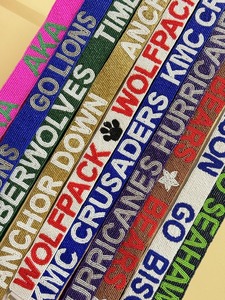 Sac de supporter personnalisé à sequins, bandoulière à sequins scintillants pour événements sportifs, sangle de sac ajustable et brillante - Product Image 4