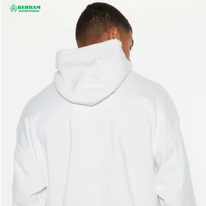 Sweat à capuche unisexe personnalisé avec strass, coupe droite, effet délavé, imprimé sérigraphié, en molleton 100% - Product Image 5