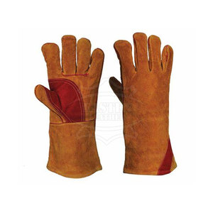 Guantes de Seguridad de Cuero de Alta Calidad Hechos en Pakistán para Soldadura, Transpirables y Duraderos, Disponibles al por Mayor - Product Image 1