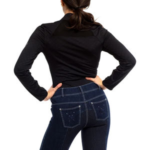 Nouveauté : Maillot d'équitation pour femmes avec manches longues, hauts personnalisables pour les passionnées d'équitation - Product Image 6