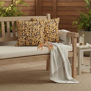 ปลอกหมอนอิงผ้าฝ้ายทรงสี่เหลี่ยมลายเสือดาวคุณภาพสูงสำหรับบ้าน สำนักงาน หรือเตียงนอน - ปลอกหมอนอิงทรงสี่เหลี่ยม - Product Image 3