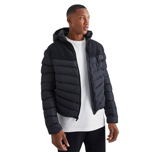 OEM Men's <b>Slim</b> <b>Fit</b> Heavyweight Puffer <b>Jacket</b> Fashionable Best Design Puffer <b>Jacket</b> for Winter Custom Plain Men Puffer <b>Jacket</b> - Product Image 3