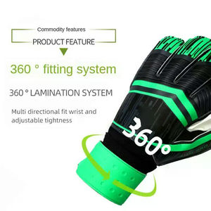 Gants de gardien de but de sport en latex professionnel Protection des mains confortable avec logo personnalisé en cuir de haute qualité - Product Image 2