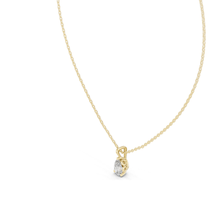 Collier en diamant CVD EF VVS-VS créé en laboratoire 1 CT, diamants taille poire, or 18 carats, 14 carats, or rose, or jaune, or blanc, bijoux fins - Product Image 5