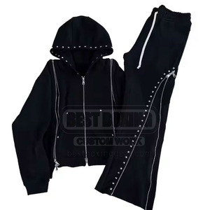 ชุดวอร์มพลอยเทียมสำหรับผู้ชายไซส์พิเศษชุดวอร์มสำหรับวิ่ง - Product Image 1