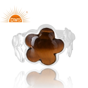 Anillo de piedras preciosas amarillas de ojo de tigre Natural de Plata de Ley 925 más vendido, joyería personalizada para mujer, regalo para ella - Product Image 3