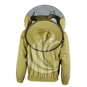 Latest Three Layers Beekeeping Quick Dry Jacket Khaki Beekeeping Jacket Multi-pocket Beekeeping Jacket For Men & <b>Women</b> - Product Image 4
