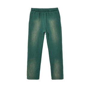 2025 pantalons lavés en ligne hommes lâche jambe large pantalon de survêtement droit lourd épais polaire blanc lavé pantalons de survêtement fabriqués par Dikson Sports - Product Image 5