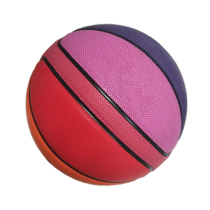Ballon de rue en cuir composite intérieur et extérieur de taille 7 officiel coloré basket-ball en caoutchouc PVC avec logo personnalisé - Product Image 1