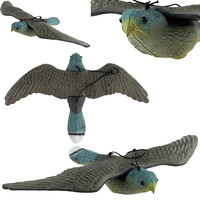 Répulsif d'oiseaux réaliste en forme de faucon en vol, haute qualité, 34 cm, solide, pour usage extérieur - Nouveau produit de mars