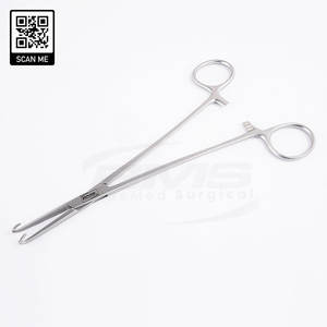 Forceps à tonsilles courbés en acier inoxydable Negus, manuel, qualité chirurgicale, mâchoires réutilisables, outil d'tonsillotomie ORL, certifié ISO13485 pour - Product Image 2