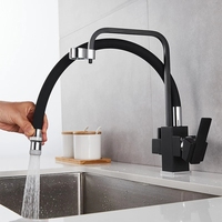 Robinet de cuisine classique et moderne avec filtre à eau, en laiton massif, 3 voies, directement de l'usine pour les grossistes et les projets d'exportation