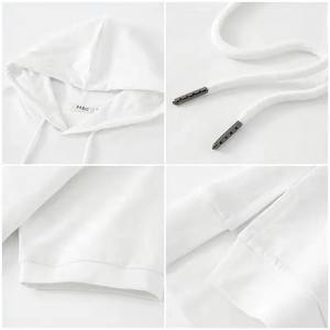 Sudadera con Capucha Rosa Sólida para Mujer, de Forro Polar Ecológico, de Secado Rápido, Estilo Coreano, Informal, Holgada, de Manga Corta, para Invierno y Verano - Product Image 3