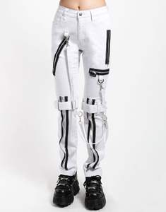 Pantalones de cuero para motocicleta con diseño de logotipo personalizado unisex, ropa deportiva de carreras a prueba de viento en varios colores - Product Image 4