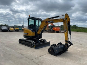 Miniexcavadora S=A=N=Y SY35U, Excavadora Compacta Hidráulica con Cucharón para Construcción y Agricultura - Product Image 1