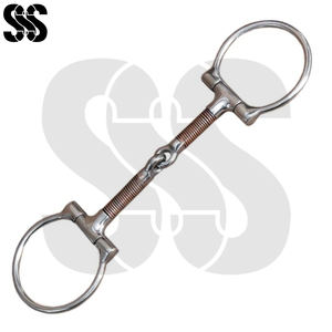 Premium Equestrian Mouth Snaffle Bits Stainless Steel Gentle Control <b>Stable</b> Side Support Customized Colors for Durable Riding - Product Image 3