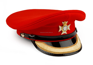 Premium custom uniform caps bullion badge structured fit high quality ceremonial <b>hats</b> elegant durable headwear manufacturer - Product Image 6