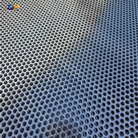 Panel Metálico Decorativo Perforado, Lámina de Aluminio Perforada para Revestimiento de Paredes y Techos Arquitectónicos, Diámetro de Orificio 3mm 5mm 8mm