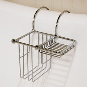 Porte-savon en laiton pour douche salle de bain, porte-savon auto-drainant porte-éponge, porte-savon au design moderne - Product Image 3