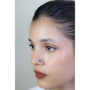 Pendiente de mariposa de plata 925 con diamante Nazakat, joyería corporal para niños, solo alambre, para regalos infantiles - Product Image 3