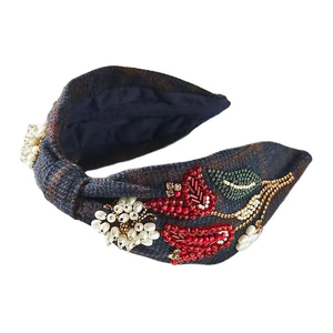 New Korean Elegant Wedding Party Custom <b>Headbands</b> for <b>Women</b> Girls Simulated seed Beaded Handmade Hairbands Hair Accessories - Product Image 2