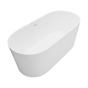 อ่างอาบน้ำแบบลอยตัว ดีไซน์โดดเด่น รุ่น FW-7712-60 ผลิตจากวัสดุ Solid Surface แข็งแรงทนทาน ทำจากอะคริลิก สำหรับ 1 คน เหมาะสำหรับอพาร์ทเมนต์ ใช้ภายในอาคาร - Product Image 6
