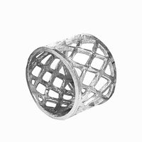 Hermosos Anillos de Servilleta Plateados con Diseño Rectangular Tallado a Mano, Modernos, para Navidad, Acción de Gracias, Decoración de Mesa de Comedor, Fiestas, Juego de 12