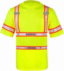 Camisetas reflectantes para hombre, ropa deportiva elegante de tela de algodón transpirable cómoda e informal, venta al por mayor directa de fábrica OEM ODM - Product Image 2