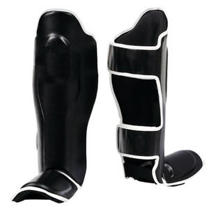 Protège-tibia de boxe à quantité minimale de commande basse et garde en polyester et coton Protège-tibias de boxe thaïlandaise Boxing Thai Shin In Step - Product Image 1