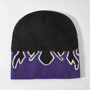 Bonnet en tricot chaud pour l'hiver, doux, extensible, tendance, décontracté, pour l'extérieur, avec option de logo personnalisé, unisexe, confortable pour un usage quotidien - Product Image 2