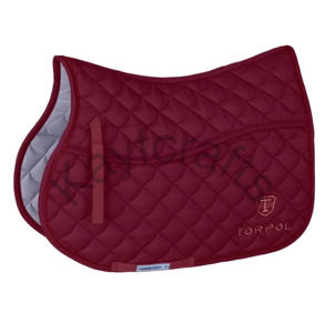 Almohadilla de sillín magnética Evo Con exterior de mezclilla acolchada e Interior Evolon para salto y doma - Product Image 1