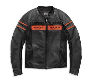 Chaqueta de Cuero Harley para Hombre Personalizada, Estilo Clásico Vintage de Motociclista, Piel Genuina de Vaca, Manga Larga con Protección UV, Tallas XS-5XL, MOQ Bajo - Product Image 1