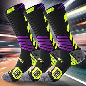 Venta al por mayor transpirable hombres mujeres deporte agarre baloncesto Fútbol Tenis patín antideslizante calcetín - Product Image 1