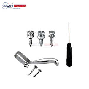 Ciseaux manuels pour plaques orthognathiques IMF, corps de l'outil à main, forceps en acier inoxydable, outil de chirurgie buccale, vis, pince à plier, Cerahi - Product Image 1