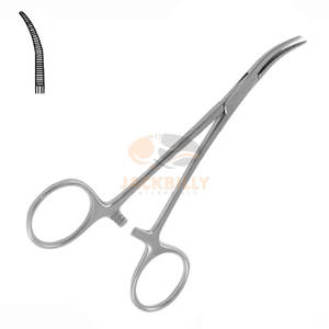ملقط الشريان المنحني ، أدوات جراحية بزاوية من الفولاذ المقاوم للصدأ ، تحكم في الإرقاء الدقيق - Product Image 1
