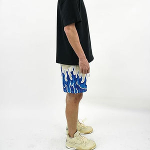 Shorts de basket-ball pour hommes, style streetwear, solides, décontractés, pour l'entraînement, en velours côtelé, écologiques, respirants, taille haute, pour la course à pied - Product Image 3