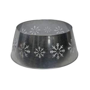 Ever Gleam-Panier d'arbre en métal élégant, décorations de Noël durables avec couvercle de base pour la décoration des vacances - Product Image 1