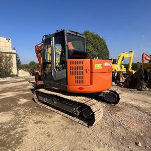 Excavatrice Hitachi ZX75US d'occasion de 5 tonnes avec noyau de poids en fonctionnement, moteur PLC, pompe à engrenages, roulement, boîte de vitesses, modèle 2019 - Product Image 4