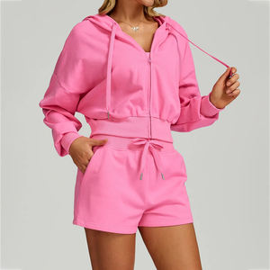 เสื้อสเวตเตอร์เอวลอยแขนยาวฮิปฮอปสตรีทเสื้อฮู้ดใส่สบายสำหรับผู้หญิงสไตล์เมืองลำลองแฟชั่นใหม่ - Product Image 5